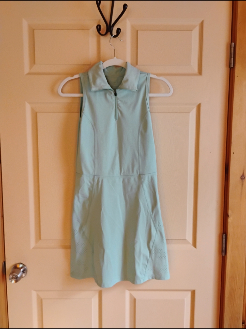Sleeveless Mint Green Polo Dress - Women's Active Sundress